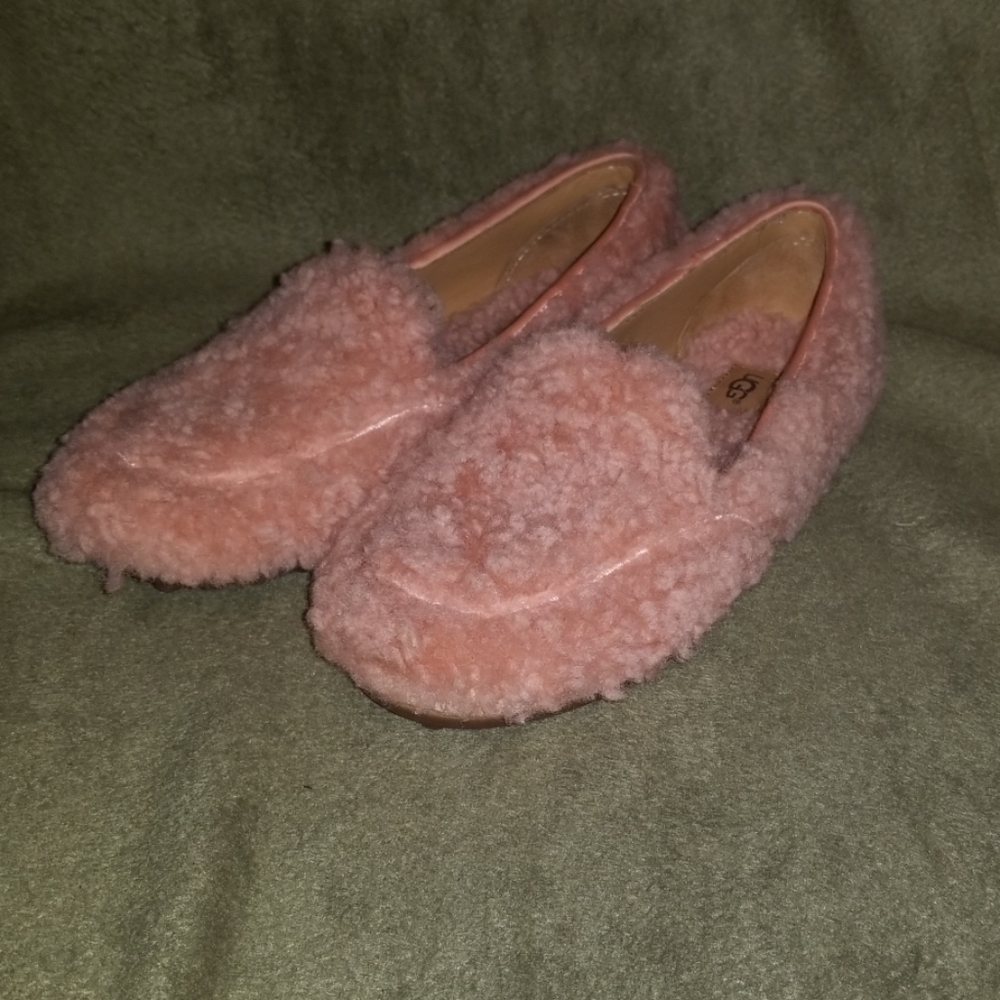 Brand New Pink Fluffy Ugg Loafers